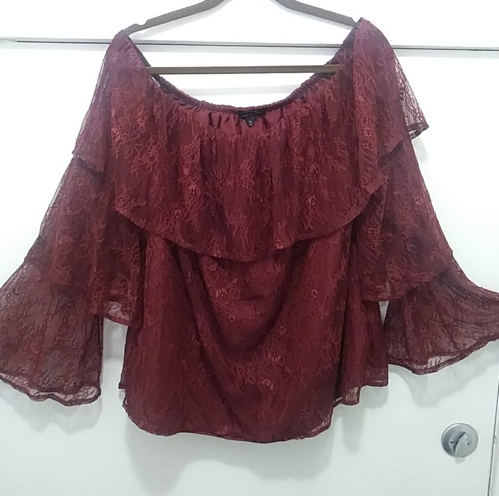 Lucky Brand Lace Shirt